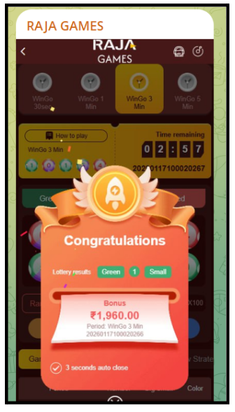 raja win game