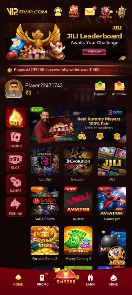 rvip game